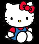 Hello Kitty sentada